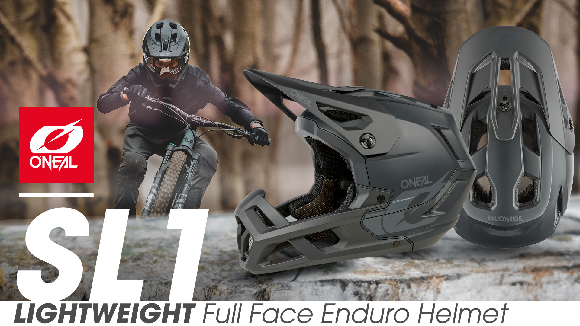 SL1 Lightweight Inmold Enduro MTB Helmet